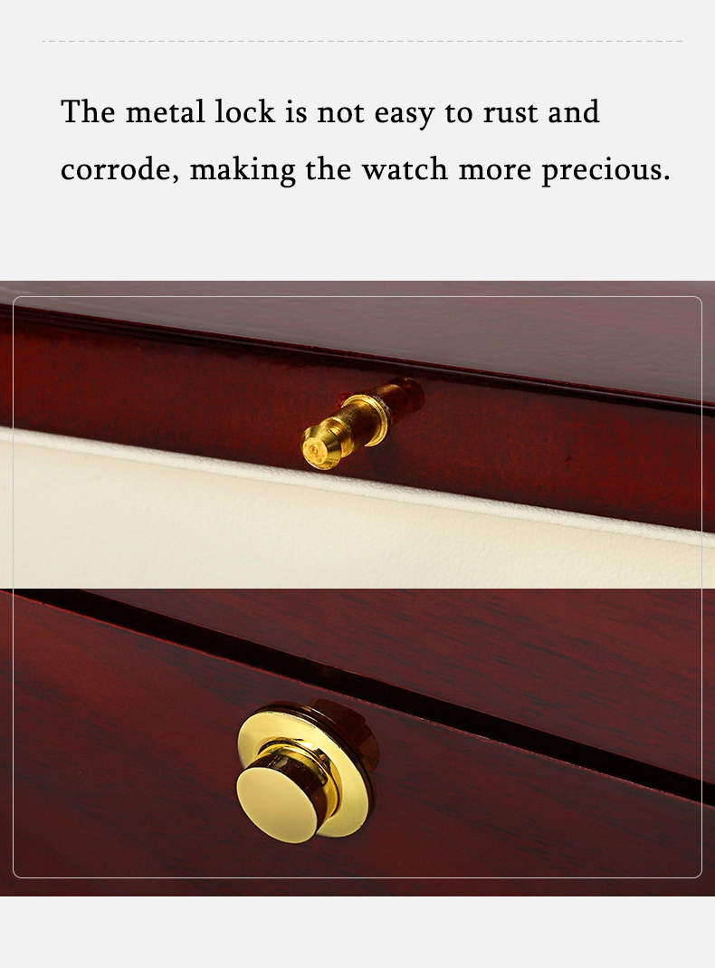 Luxury Custom Logo Storage Cases Display Wooden Veneer Watch Boxes Gift Packaging