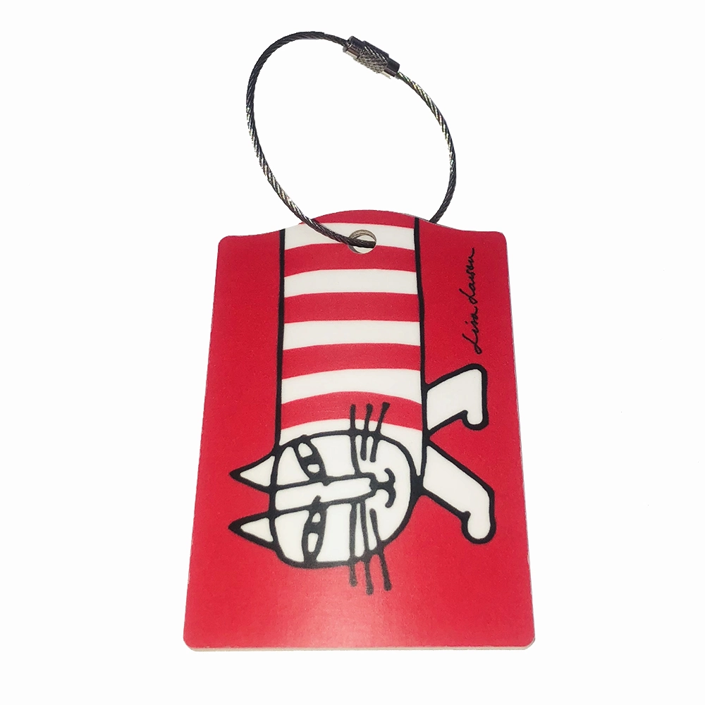 Cute Design Wooden Art Plaque for Luggage Tag