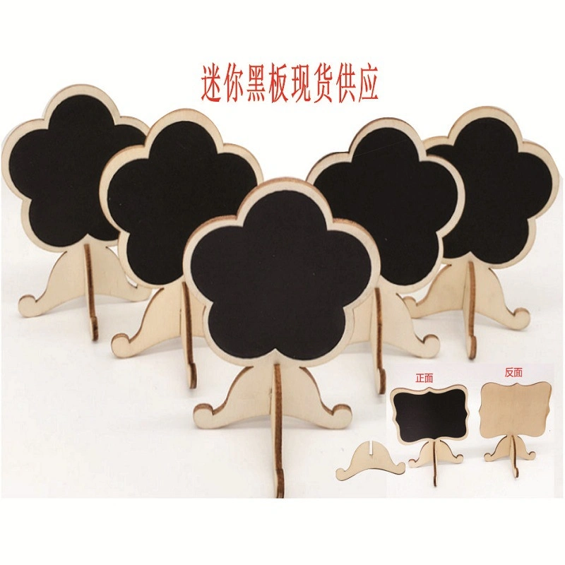 Meilun Art & Craft Mini Clip Wooden Small Blackboard for Wedding Table Decoration