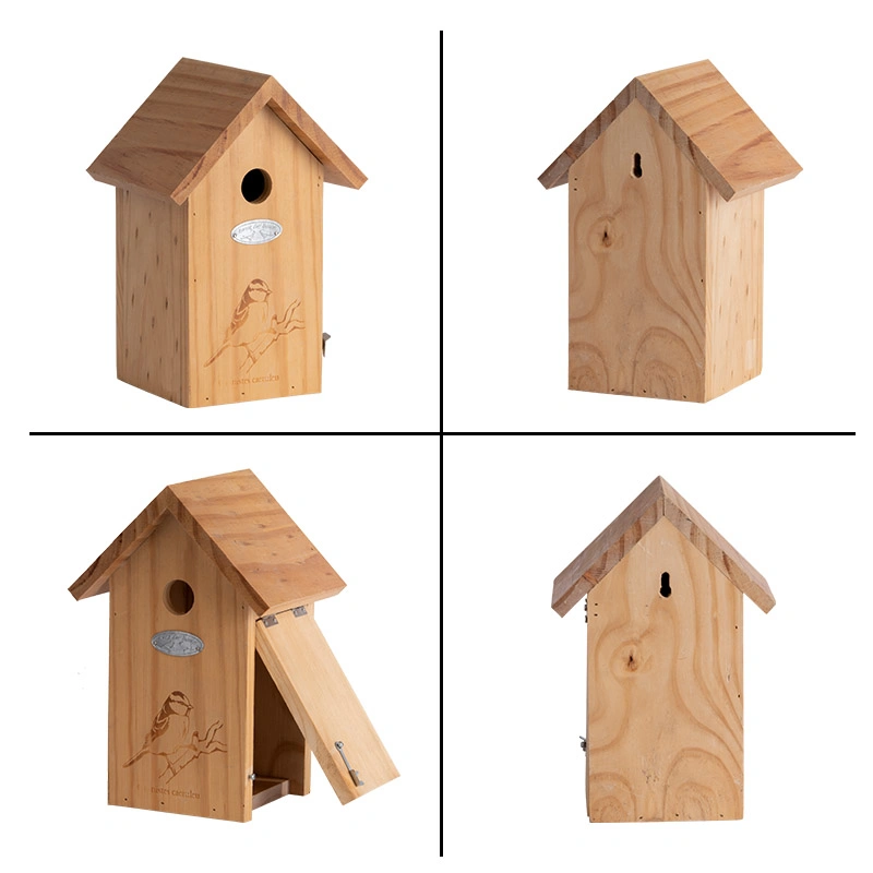 Nk65 Factory Price Handwoven Birdhouses Home Wood Bird House Unique Product Mothers Day Gifts